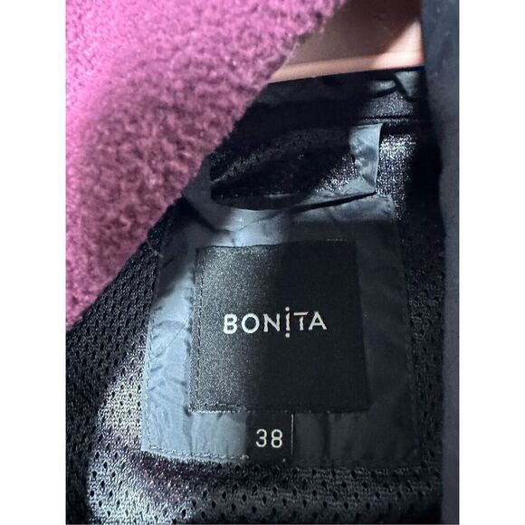 Bonita Women’s 2 in 1 Puffer Vest Fleece Full Zip Jacket Purple Size 38EU / M US - Picture 10 of 12